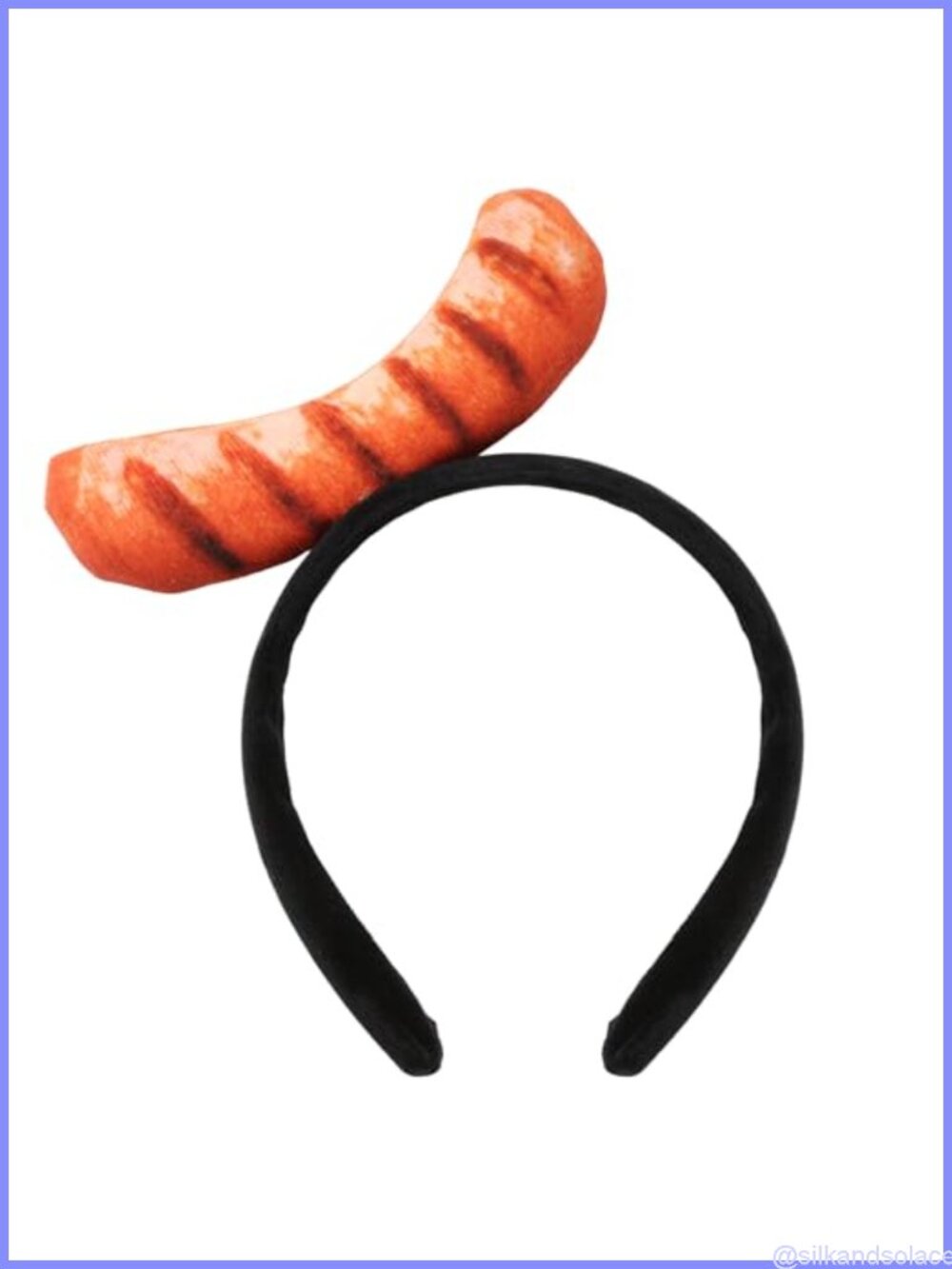 Hot Dog Headband Funny Food Costume Party Accessory for Adults